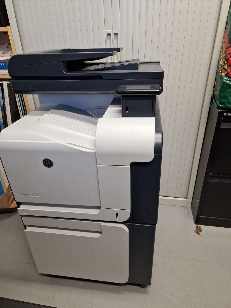 HP laserjet pro 500 color mfp m570dw with paper case standing | in  Kennington, London | Gumtree